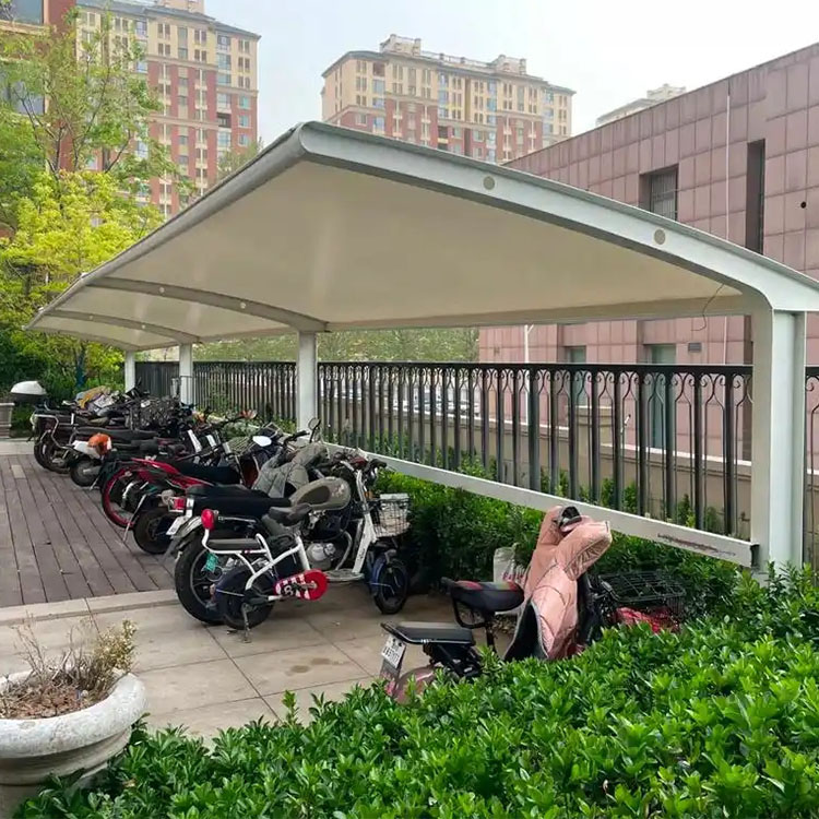 海西膜结构电动车棚